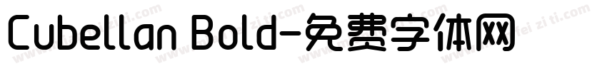 Cubellan Bold字体转换